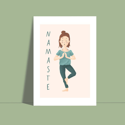 Namaste postcard 