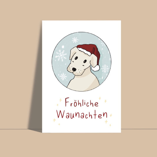 Fröhliche Waunachten Postkarte