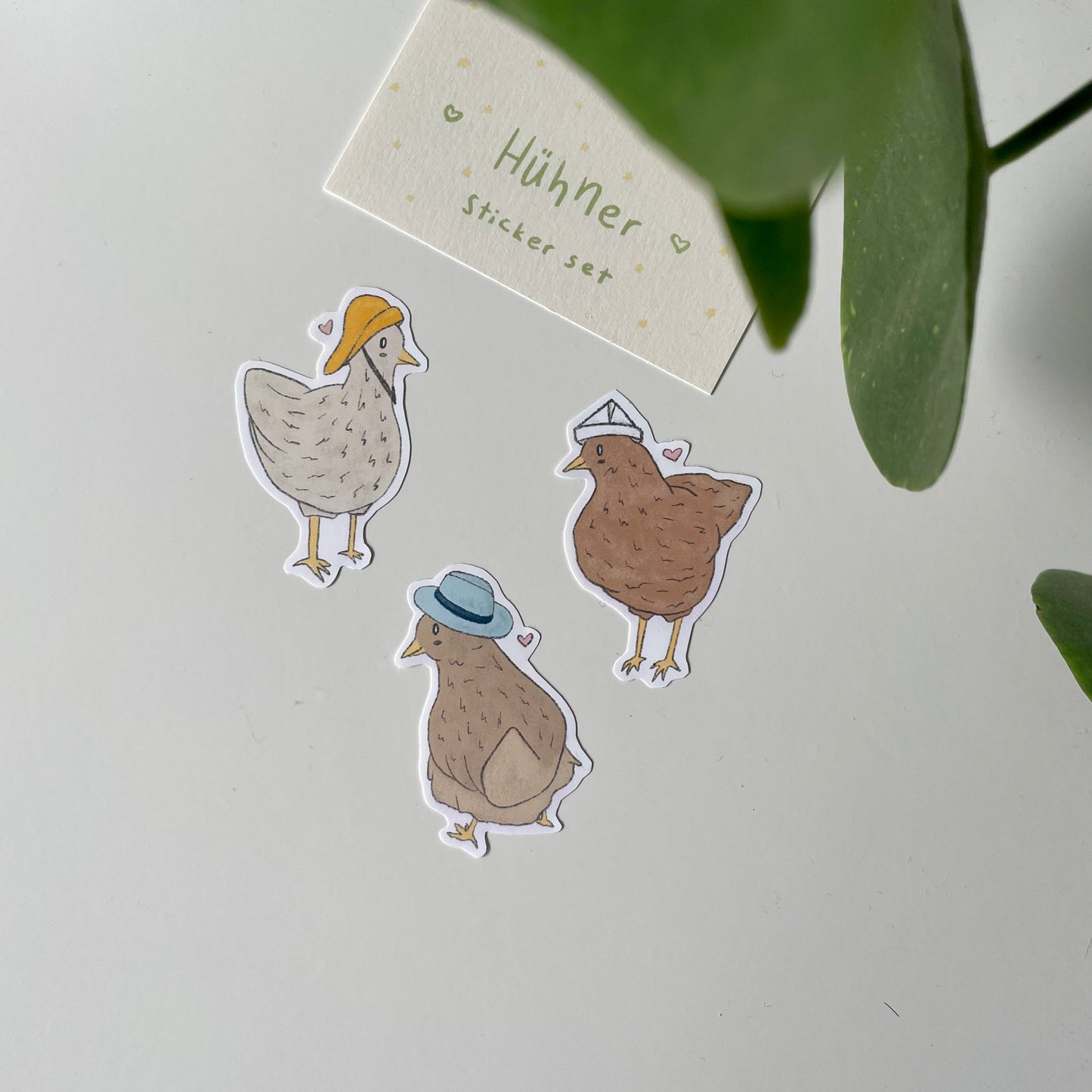 Chicken stickers set